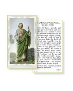 Saint Jude Thanksgiving Novena Holy Card 