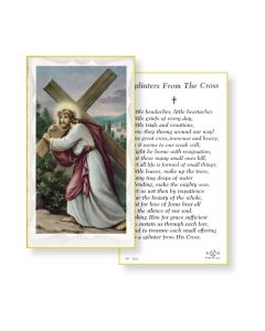 Splinters from the Cross Holy Card 