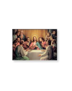 2" x 3" Last Supper Magnetic Laminated Plaque