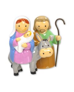 3 ¼" Holy Family with Donkey