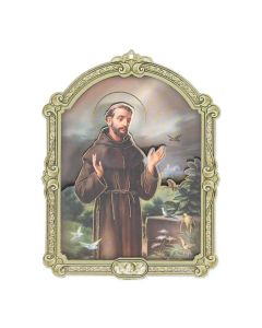 9" Cathedral Plaque Saint Francis