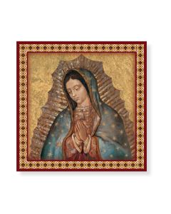 20cm x 20cm Our Lady of Guadalupe Ceramic Printed Tile, Boxed