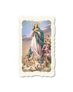 Immaculate Conception Holy Card
