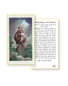 Saint Anthony Holy Card 