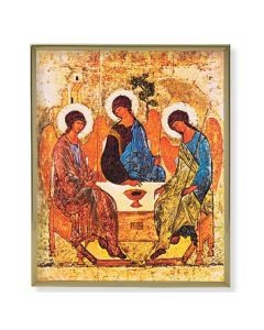 8" x 10" Gold Plaque Frame with a Holy Trinity Print