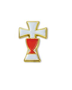 First Communion Epoxied Pin