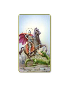 Saint George Holy Card