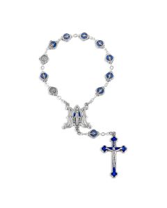 One Decade Our Lady of Grace and Miraculous Medal Bead Rosary