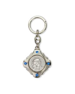 Madonna of the Street Medal Keychain