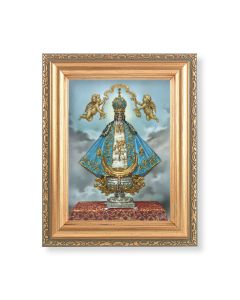 5.5" x 7" Antique Gold Frame with a Virgen de San Juan Print