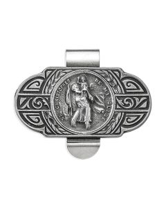 Saint Christopher Auto Visor Clip (Sold in Inc. of 3)