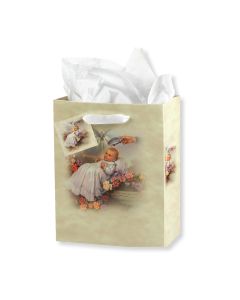 Baptism-Traditional Small Gift Bag with Tissue (Inc. of 10)