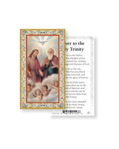 Prayer to Holy Trinity Holy Card