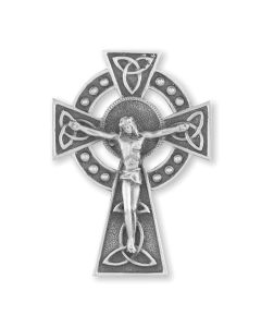 Celtic Crucifix Pewter Auto Visor Clip (Sold in Inc. of 3)