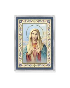 Immaculate Heart of Mary Medal Magnetic-Easel Frame
