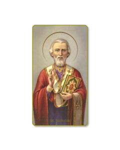 Saint Nicholas Holy Card