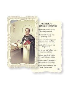 St. Thomas Aquinas Holy Card