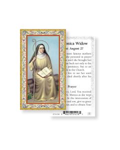 Saint Monica Holy Card