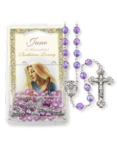 June Alexandrite Birthstone Rosary-P65
