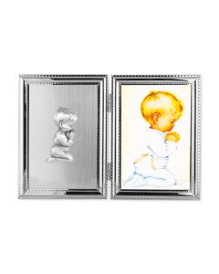 5" x 7" Standing Praying Little Boy Photo Frame-P65