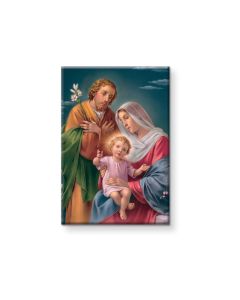 2" x 3" Holy Family Magnetic Laminated Plaque