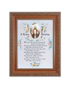 8.25" x 10.25" Ornate Wood Frame with a 6" x 8" A House Blessing -SHJ-IHM Print