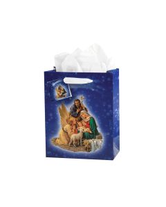 Nativity Medium Gift Bag with Tissue (Inc. of 10)