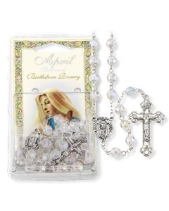 April Crystal Birthstone Rosary-P65