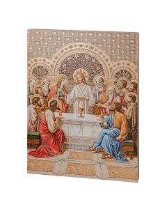 The Last Supper Textured Wood Plaque