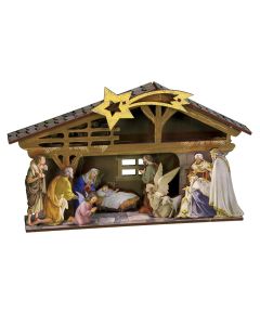 5"x 9" Wooden Christmas Nativity Diorama Kit