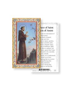 St. Francis Prayer for Peace Holy Card