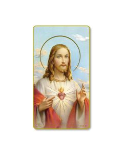 Sacred Heart of Jesus Holy Card