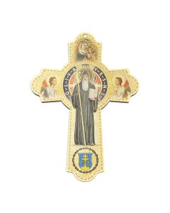 Saint Benedict Wooden Wall Cross