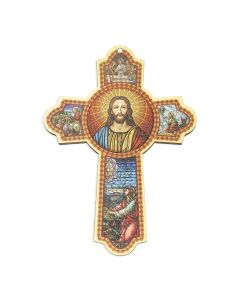 Cross of Prayers Wooden Wall Cross