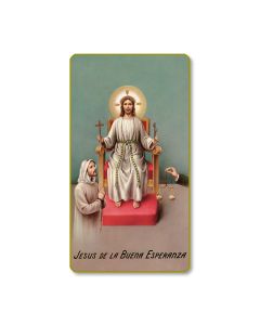 Jesus De La Buena Esperanza Holy Card