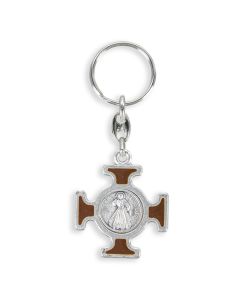 Divine Mercy Medal Keychain