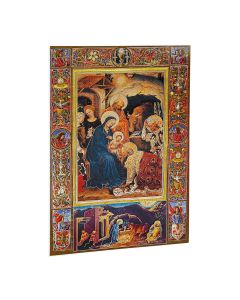 Christmas Card (10 pk) Features Gold Stamping on the Front and Gold Stamped Message on Inside