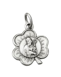 5/8" St. Patrick Medal in a Clover Shape