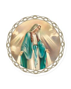 3" Our Lady of Grace Auto Window Sticker