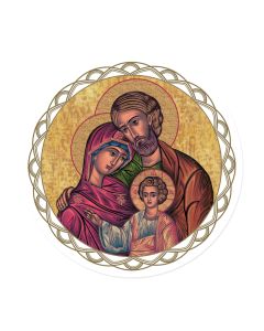 Holy Family 3" Auto Window Sticker 
