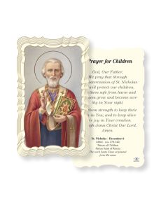 A Prayer For Children Holy Card