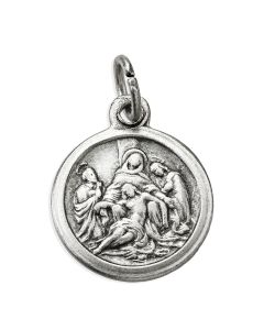 15mm Round Pieta Medal