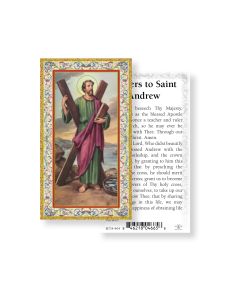 Prayer to Saint Andrew Holy Card