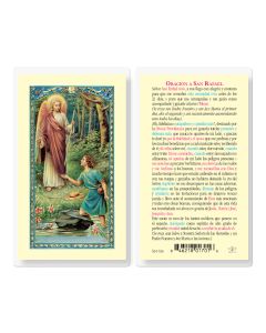 Oracion a San Rafael Holy Card