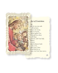 Act Of Contrition Holy Card