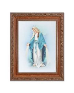 8.25" x 10.25" Ornate Wood Frame with a 6" x 8" Our Lady of Grace Print