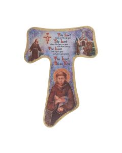 8" Franciscan Tau Wooden Cross
