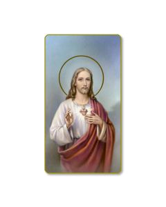 Sacred Heart of Jesus Holy Card