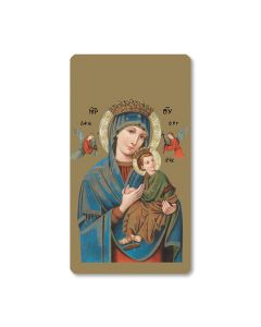 Our Lady of Perpetual Help Holy Card