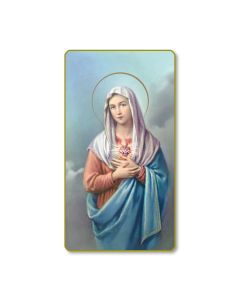 Immaculate Heart of Mary Holy Card